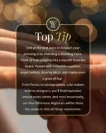 ✨ Top Tips Tuesday ✨ 

Whether you're just browsing or ready to book, a Wedding Fayre is a must-do on your planning journey. 💒 

📌 Check out our pinned post to find out which Cheshire East wedding fayres our Your Ceremony registrars will be attending.

Cheshire wedding l cheshire registrars l your ceremony registrars l your ceremony l cheshire wedding venue l wedding venues l wedding fayres l wedding planning l